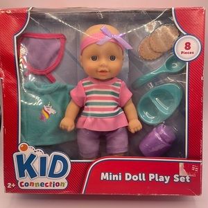 NEW in Box Kid Connection Mini Doll Play Set Baby Doll